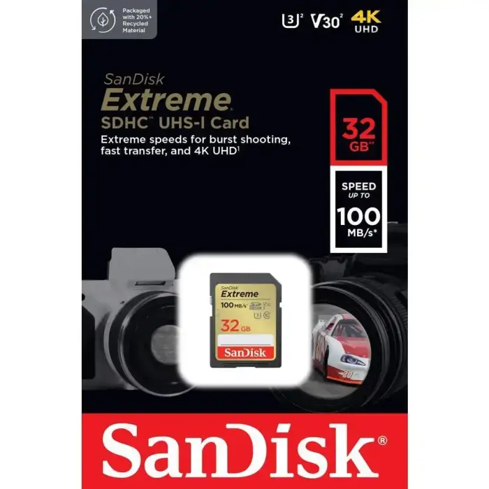 SanDisk memory card Extreme SDHC 32GB