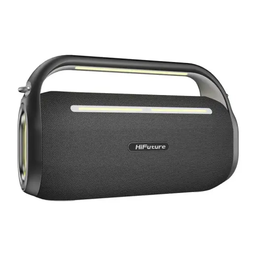 HiFuture Music Box 100 Bluetooth Speaker + 2 microphones (black) Фото num