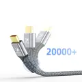 Wozinsky WPS-16AYL2S DisplayPort 2.1 Cable VESA Certified 80 Gb|s 16K@60Hz 8K@120Hz 4K@240Hz HDR HDCP DSC 2m - Black Foto 6
