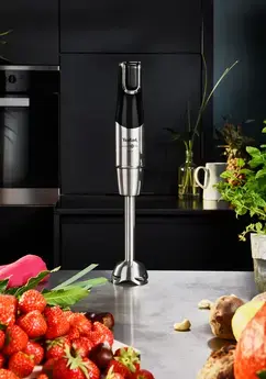 TEFAL rokas blenderis Infinity Force Pro 5in1,  melns/nerūsējošais tērauda Photo