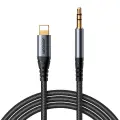 Joyroom stereo audio cable AUX 3.5 mm mini jack - Lightning for iPhone iPad 1.2 m black (SY-A06) Photo
