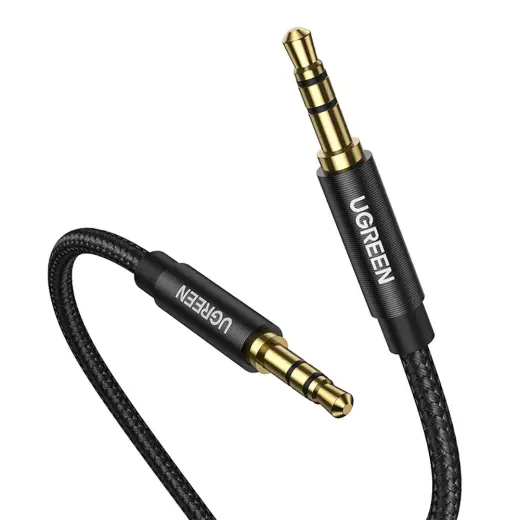 UGREEN AV112 Mini jack cable 3.5mm AUX 2m (black) Photo