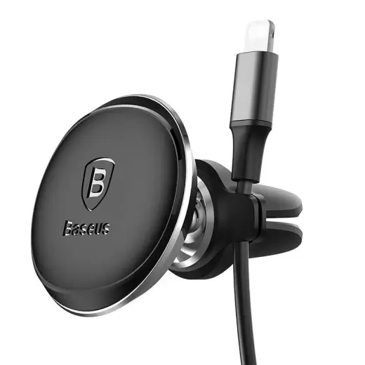 Magnetic Car Phone Holder Baseus Air Vent (black) Photo