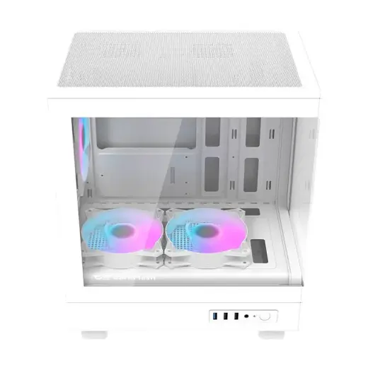 Darkflash DB330M computer case + 3 aRGB fans (white) Foto 5