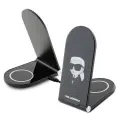 Karl Lagerfeld Ikonik MagSafe 15W inductive charger, foldable 2in1 - black Фото num