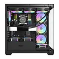 Darkflash DS900 computer case (black) + 7 ARGB fans — Foto 2