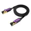Flat Network Cable UTP CAT7 Vention ICABG RJ45 Ethernet 10Gbps 1.5m Black Фото num