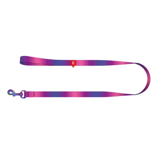 WAUDOG gradient nylon dog leash, 15mm wide, 122cm long, purple Photo