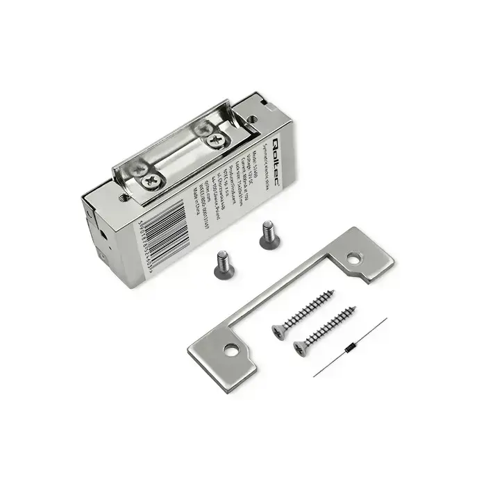 Qoltec Electric strike | 12V | Stainless steel Foto 2