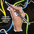 Urban Decay 24/7 Inks Easy Ergonomic Liquid Eyeliner Pen Whiskey 0.01 Oz / 0.28 G Foto 15