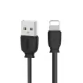 Remax Suji RC-134i USB | Lightning kabelis 2.1A 1M melns Foto 1