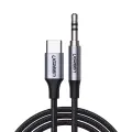 Ugreen stereo audio AUX cable 3,5 mm mini jack - USB Type C for smartphone 1 m black (CM450 20192) Photo