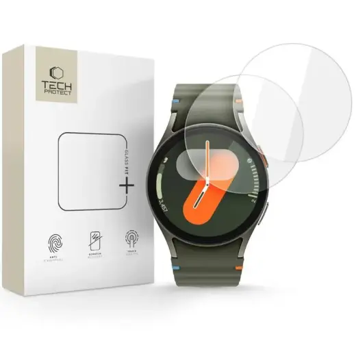 SZKŁO HARTOWANE TECH-PROTECT GLASS FIT+ 2-PACK SAMSUNG GALAXY WATCH 4 | 5 | 6 | 7 | FE (40 MM) CLEAR Фото num