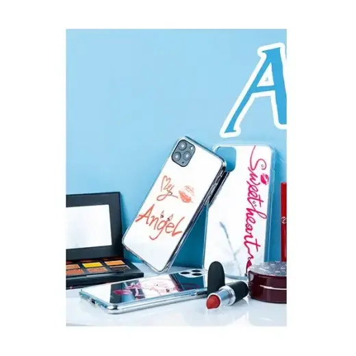 Kingxbar Angel mirror case decorated with original Swarovski crystals iPhone 11 Pro Max transparent Photo