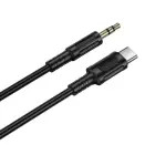 Borofone Cable AUX BL25B Nice - Type C to jack 3,5mm - 1 metre black Foto 5