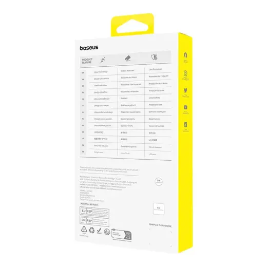 Magnetic Phone Case for iPhone 15 Plus Baseus OS-Lucent Series (Clear) Photo