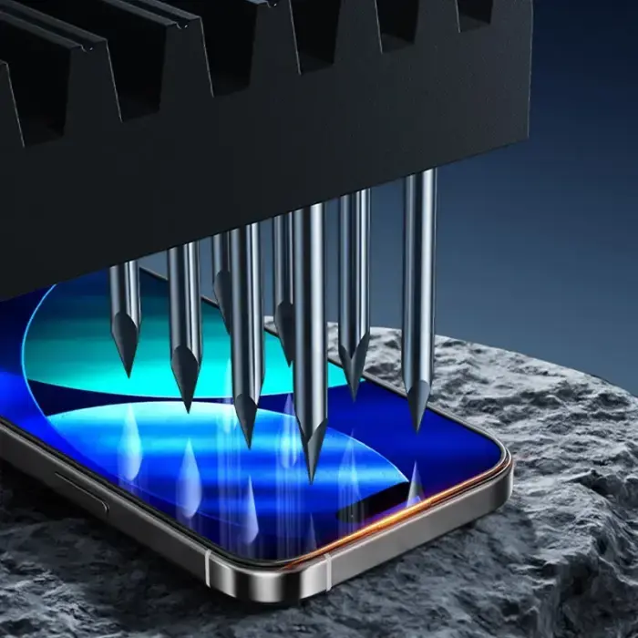 Rock Tempered glass HD Full-coverage Anti-static for Iphone 17 Pro Foto 8