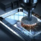 Borofone Tempered glass BF8 Diamond Armor Full Screen 5D Large Arc for Iphone 12 Pro Max - 10 pieces Foto 7