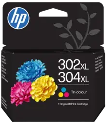 Tintes kasete HP 302XL/304XL Colour