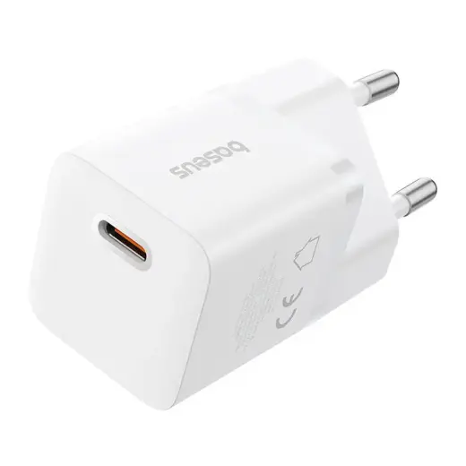 Fast Charger Baseus GaN5 mini 1C, 25W (white) Foto 2