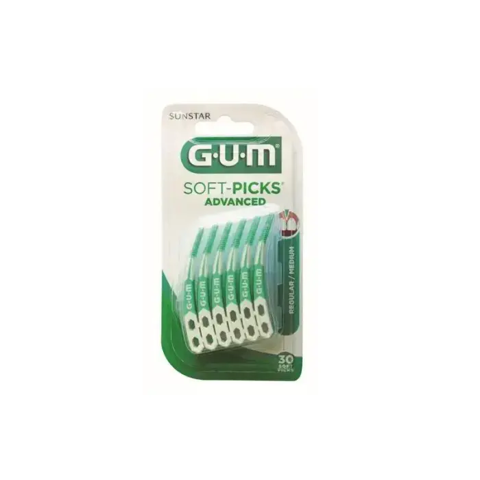 Gum® Soft-Picks Advanced Regular starpzobu kociņi 30 gab.