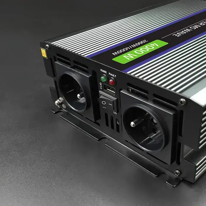 Qoltec Monolith voltage converter 4000 MS Wave |12V to 230V | 2000/4000W | USB Foto 6