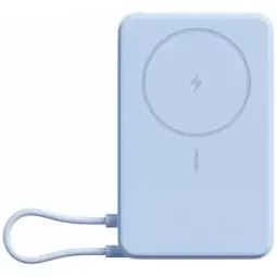 Внешний аккумулятор (powerbank) Xiaomi | 10 000 мА·ч | USB-C, Wireless, MagSafe | синий