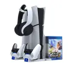 iPega P5S009 Multifunctional Charging Stand for PS5 Slim White — Фото 3