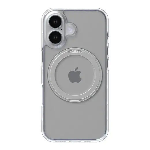 Torras Ostand Pro Case for iPhone 16 Plus (Transparent) Фото num