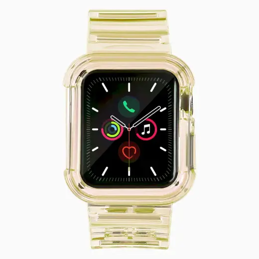 Fusion Light Set silikona siksniņa Apple Watch  42mm | 44mm | 45mm dzeltena Foto 6