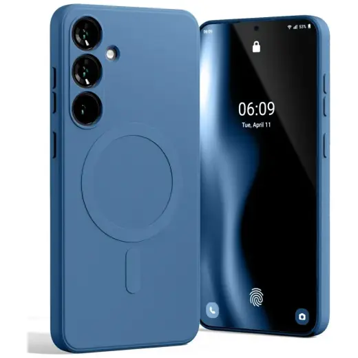 Mercury чехол для телефона Samsung Galaxy S25+ синий Фото num