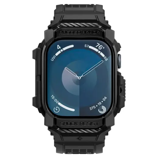 SPIGEN RUGGED ARMOR "PRO" APPLE WATCH 10 (46 MM) MATTE BLACK Фото num