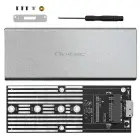 Qoltec Aluminium Enclosure | M.2 SSD drive | SATA | NGFF| USB 3.0 | Super speed 5GB/s | 2TB | Silver Foto 18