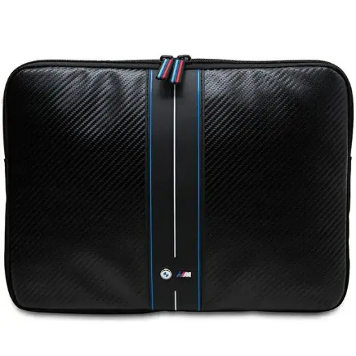 BMW Sleeve BMCS14COMSCAKL 14" czarny|black Carbon Blue Stripes Фото num
