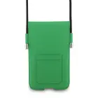 Lacoste PVC Iconic Petit Pique Metal Logo Phone Pouch XL Green Foto 1