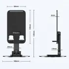 Wozinsky WPT-K393 stable stand for phone and tablet - black Foto 10