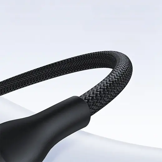 Baseus Flash Series 3 3-in-1 провод для передачи данных и зарядки | USB-C на USB-C, Lightning | 100W | с LCD дисплеем | 1.5м | черный Фото num