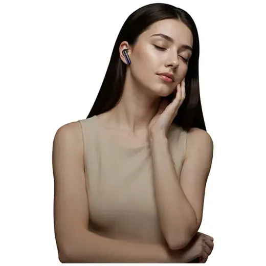 Earphones  Bluetooth USAMS Echo E02 TWS   ANC+ENC wireless black Фото num