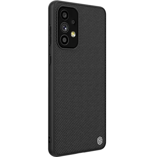 Nillkin Textured Case durable reinforced case with gel frame and nylon back for Samsung Galaxy A73 black Foto 4