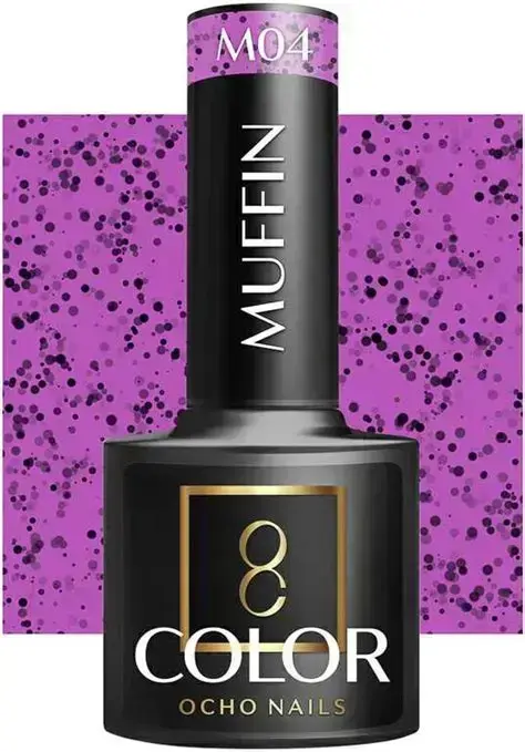 OCHO NAILS Muffin M04 — UV/LED Hybrid Nail Polish, 5 g