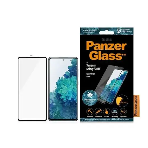 PanzerGlass Ultra-Wide Fit tempered glass for phone Samsung Galaxy S20 FE Photo
