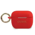 Guess GUACAPSILGLRE AirPods Pro cover czerwony|red Silicone Glitter Foto 1