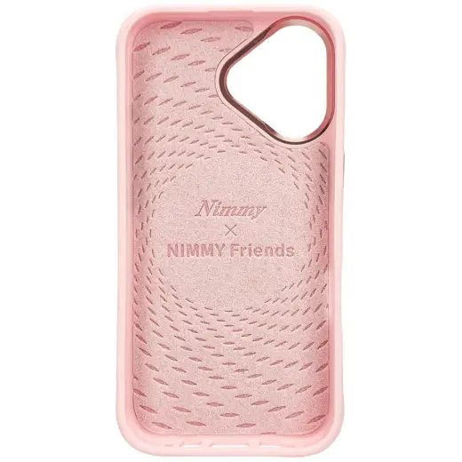 Nimmy Magnetic fashion cute pet phone case for iPhone 16 pink Photo