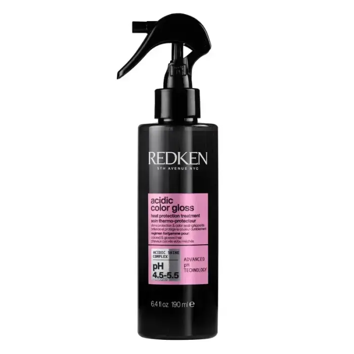 Redken Acidic Color Gloss Heat Protection Treatment 230°C 190Ml in Clear