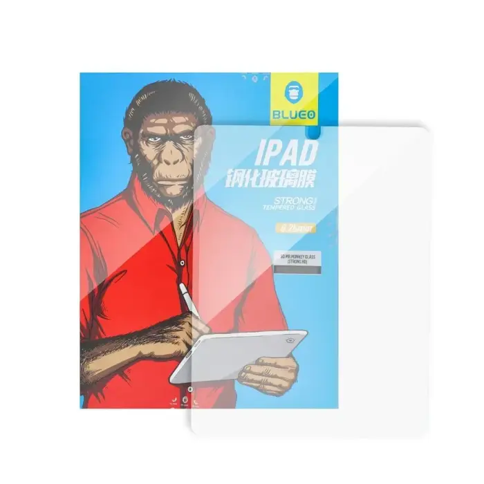 5D Mr. Monkey Glass - iPad Pro 10.5 transparent (Strong HD) Foto 3