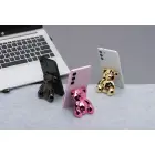 Phone stand BEAR - stick-on - gold Фото num
