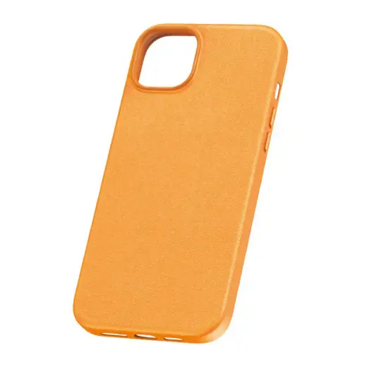 Phone Case for iPhone 15 Plus Baseus Fauxther Series (Orange) Foto 2