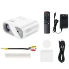 Projector HD Ready Hoco Wi-Fi Bluetooth 720P DT1 white Foto 13