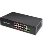 Qoltec FAST Ethernet PoE SWITCH 8x RJ45 PoE 2x RJ45 Uplink 1x SFP | 120W | 1000 Mb Foto 10
