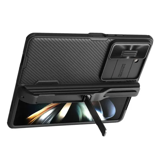 Nillkin CamShield Fold Case for Samsung Galaxy Z Fold 5 with additional stylus holder - black Foto 18